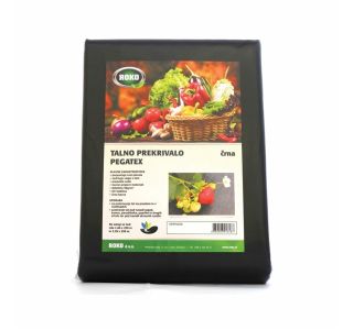 VRTNA FOLIJA ROKO POKRIVALKA 1.6X10M ČRNA, ZA JAGODE, 50G