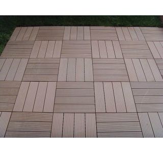 WPC DESKA ZA TERASO KLIK PLOŠČA KAVA 300X300X22 MM