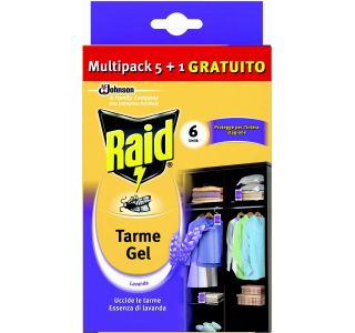 ZAŠČITA PRED INSEKTI RAID GEL ZA TEKSTILNE MOLJE SIVKA 6/1