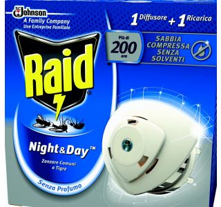 ZAŠČITA PRED INSEKTI RAID NIGHT&DAY ELEKTRICNI APARAT KOMPLET