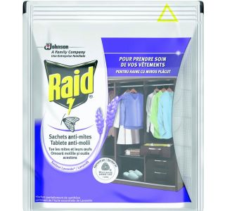 ZAŠČITA PRED INSEKTI RAID TABLETE ZA TEKST. MOLJE SIVKA 18/1