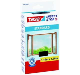 ZAŠČITA PRED INSEKTI TESA MREŽA PROTI MRČESU ČRNA 1.1 X 1.3 M