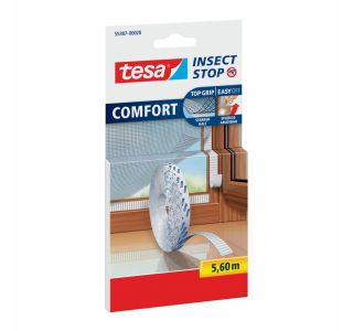 ZAŠČITA PRED INSEKTI TESA NADOMESTNI JEŽKAST TRAK ZA MREŽE 5.6 M BEL