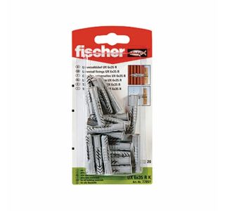 ZIDNI VLOŽEK FISCHER UX 6 X 35 RK Z ROBOM BCTEST01