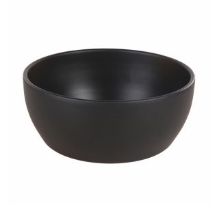 ZUNANJA SKLEDA HORTER 910 22 CM ČRNA ANTRACIT KERAMIKA