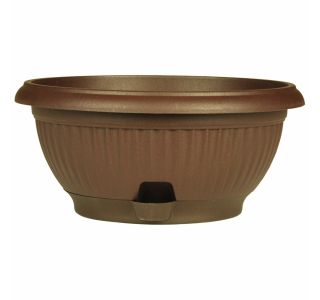 ZUNANJA SKLEDA MEDITERAN 27 CM ANTRACIT S PODSTAVKOM