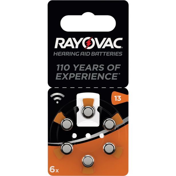 ALKALNI BATERIJSKI VLOŽEK RAYOVAC HA13 (PR48) BL/6 ZA SLUŠNI APARAT