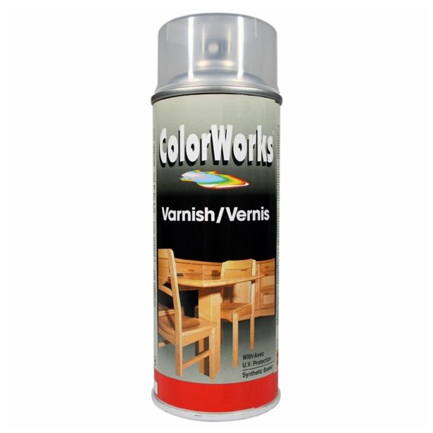 BARVNI SPREJ COLORWORKS ALKID PROZOREN POLMAT 400 ML