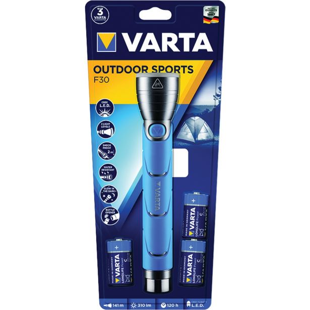 BATERIJSKA SVETILKA VARTA LED OUTDOOR SPORTS + 3C