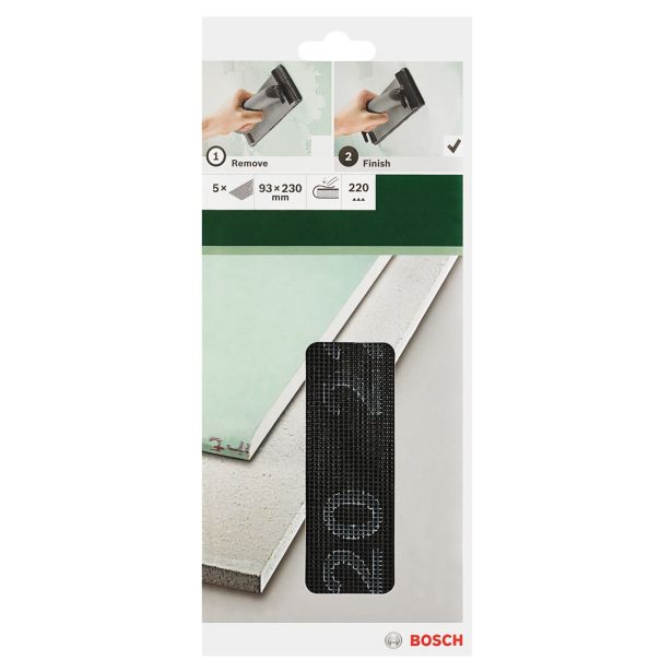 BRUSNA MREŽA BOSCH 93X230 MM Z220 5- DELNI SET