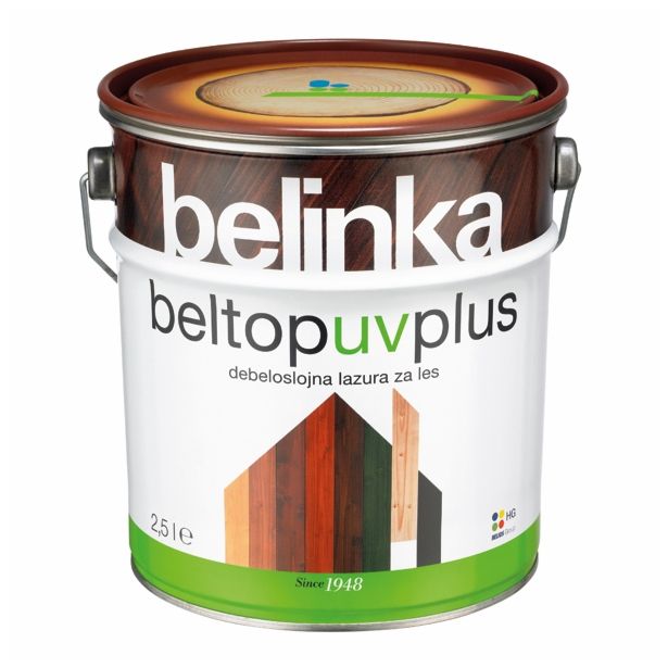 DEBELOSLOJNI PREMAZ BELINKA BELTOP BREZBARVNI ŠT.1 UV PLUS 2.5 L
