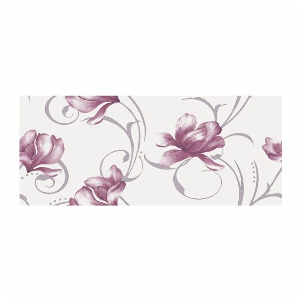 DEKOR ZA KERAM.PLOŠČICE GORENJE KERAMIKA LUCY WHITE DC FLOWER 25X60