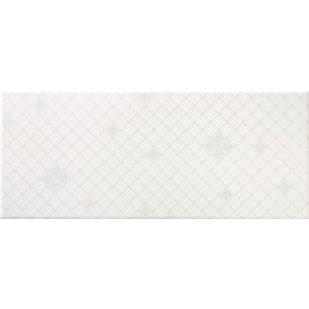 DEKOR ZA KERAM.PLOŠČICE GORENJE KERAMIKA LUCY WHITE DC MESH 25X60