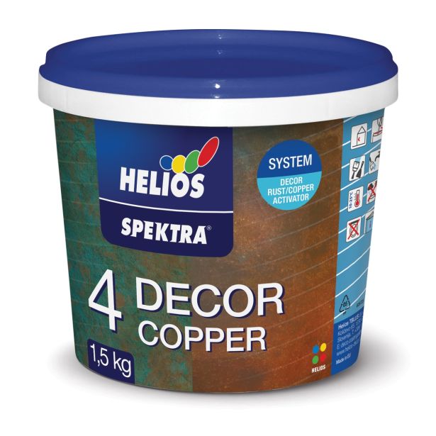 DEKORATIVNA BARVA HELIOS SPEKTRA DECOR COPPER 1.5 KG