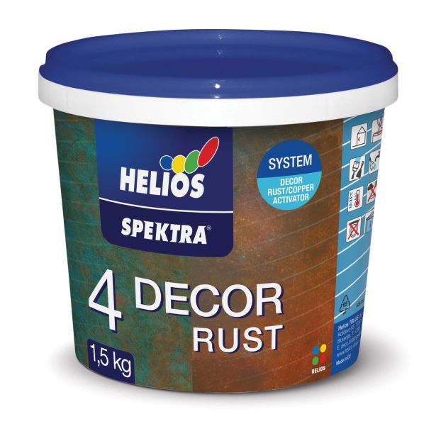 DEKORATIVNA BARVA HELIOS SPEKTRA DECOR RUST 1.5 KG