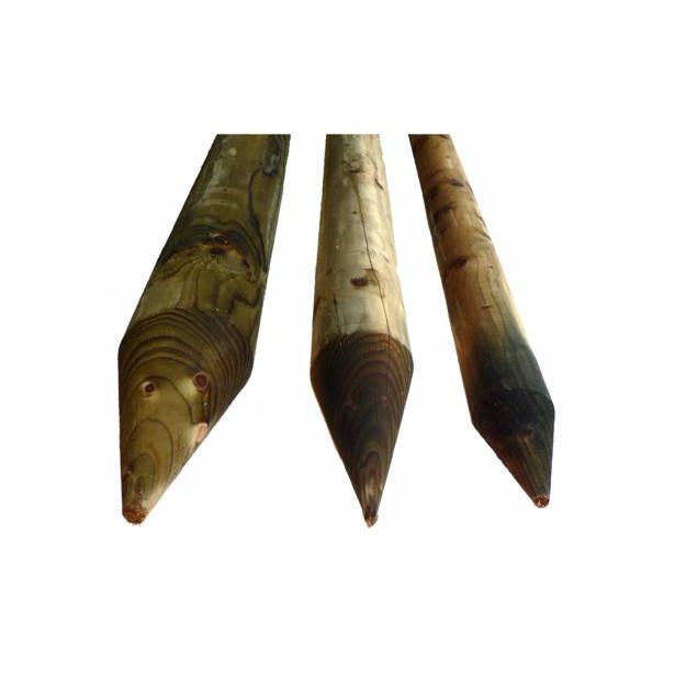 ELEMENT VRTNIH OGRAJ STEBRIČEK FI 6X180 CM SMREKA