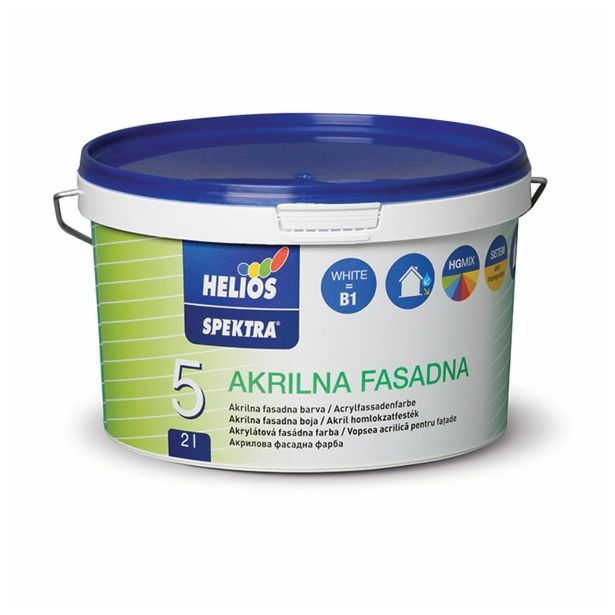 FASADNA BARVA HELIOS SPEKTRA AKRILNA 2 L B1