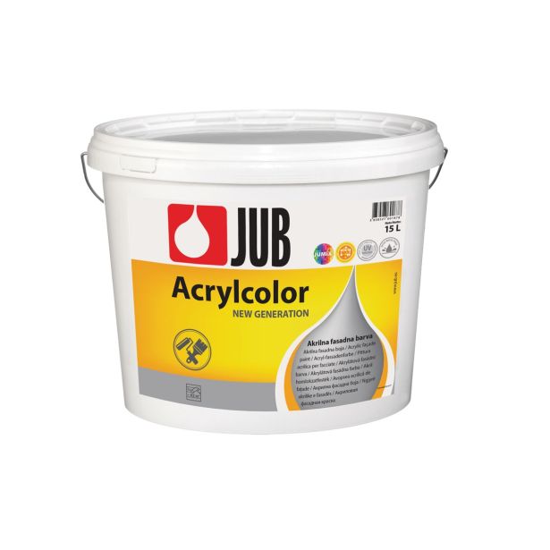 FASADNA BARVA JUB ACRYLCOLOR BELI 1001 15 L