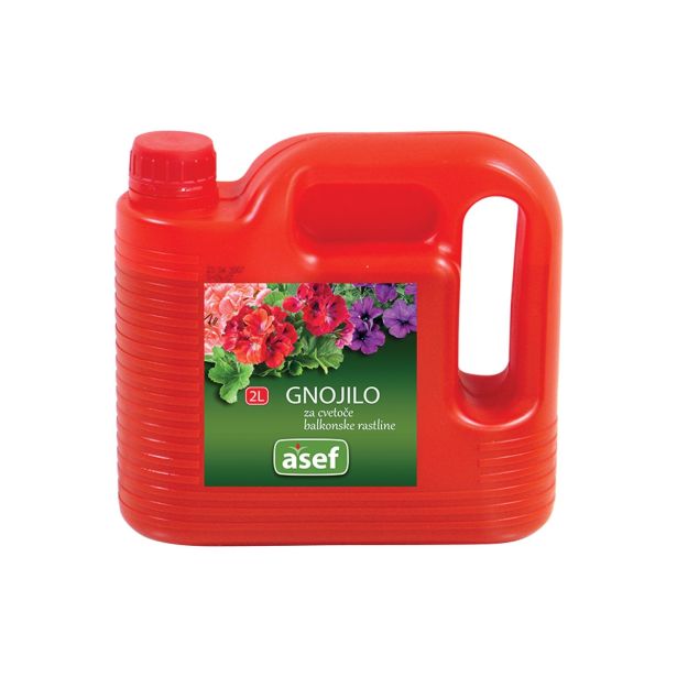 GNOJILO ZA OKR. RASTLINE ASEF TEKOČE MINERALNO ZA BALKONSKE RASTLINE 2000ML