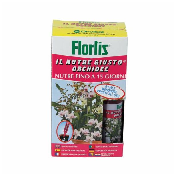 GNOJILO ZA OKR. RASTLINE FLORTIS DODATEK ZA ORHIDEJE FLORTIS NUTRE 6X25 ML