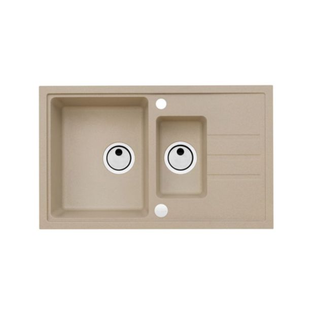 GRANITAL POMIVALNO KORITO ALVEUS INTERMEZZO 70, BEIGE-G55 780X480 MM