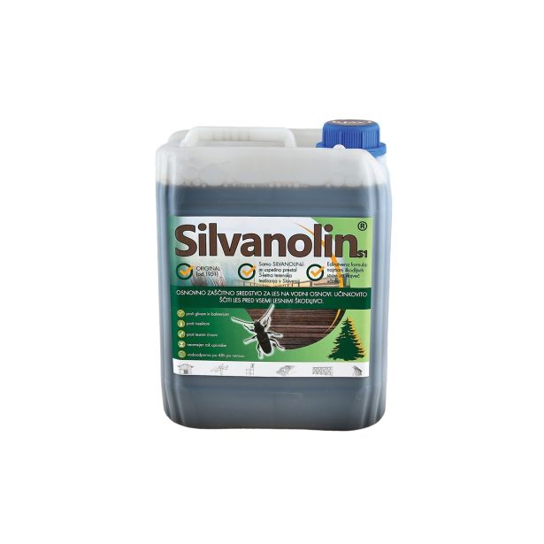 IMPREGNACIJA SILVAPRODUKT SILVANOLIN RJAVI 5 KG
