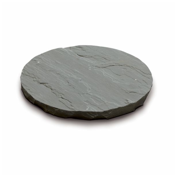 IZDELEK IZ KAMNA ALPCOLOR STOPNIK OKROGLI, 2-4CM, FI 40CM, SIVI
