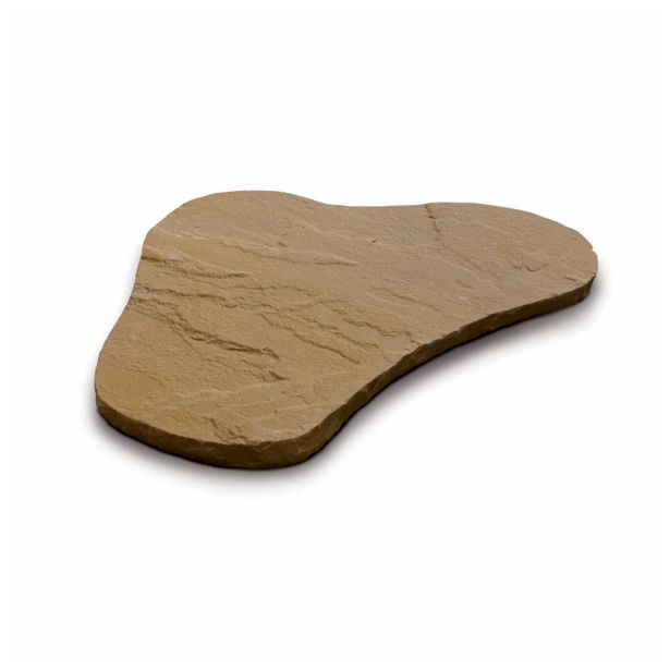 IZDELEK IZ KAMNA ALPCOLOR STOPNIK OVALNI, 2-4CM, FI 60CM, RJAV