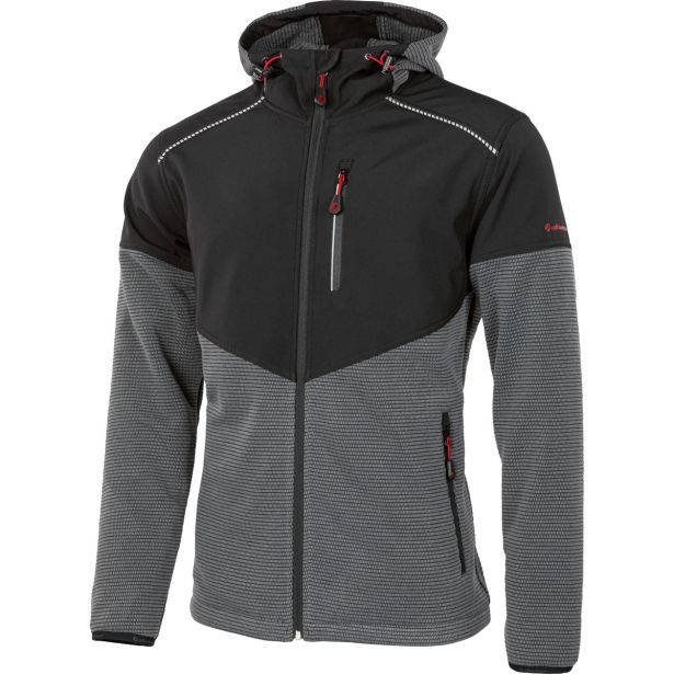 JAKNA ALBATROS MITCHELL ČRNO/SIVA FLIS/SOFTSHELL ŠT. XXL
