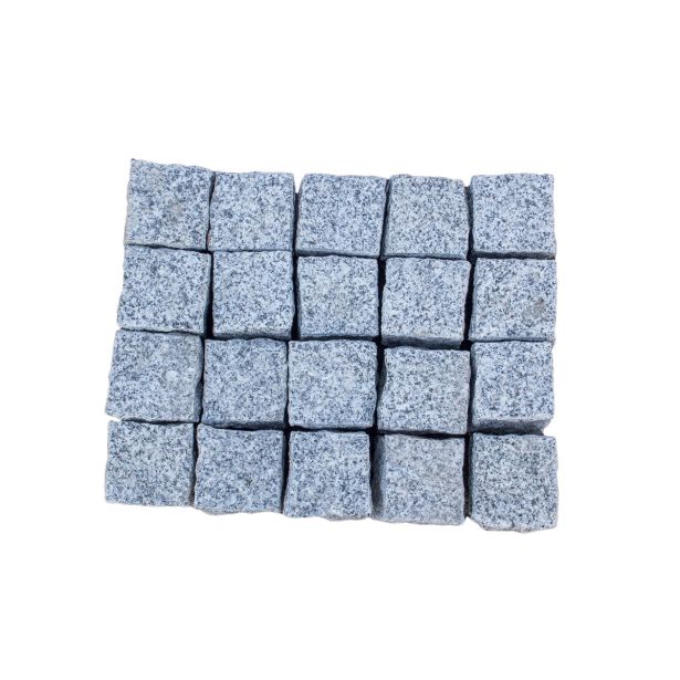 KAMNITA KOCKA GRANITNA KOCKA CU10 8/10 10X10X10 KLESANA SVETLA