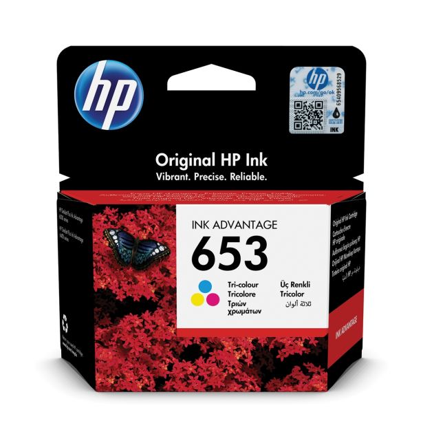 KARTUŠA/TONER HP HP 653 BARVNA