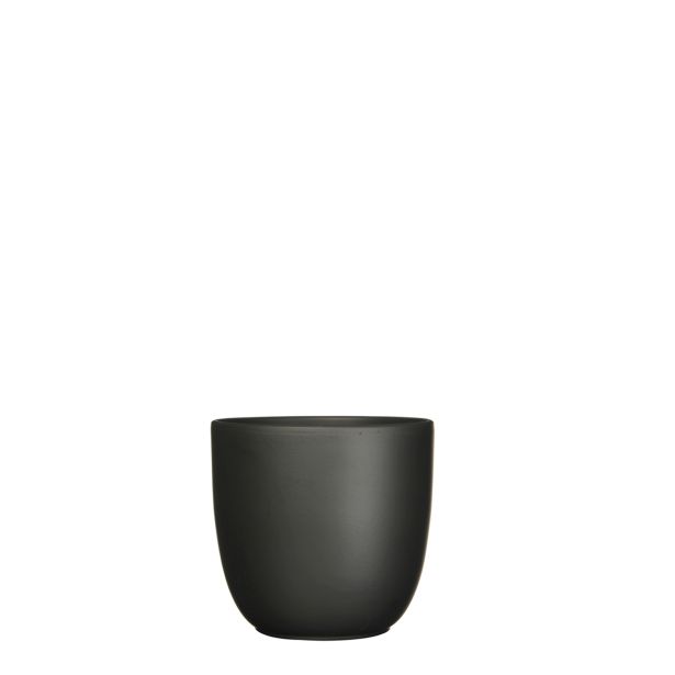 KERAMIČNI NOTRANJI LONEC MICA TUSCA ČRN MAT V14XP14.5CM