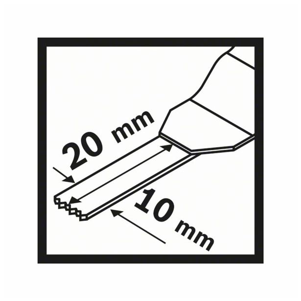LIST REZILNI BOSCH AIZ 10 EC POTOPNI ŽAGIN LIST