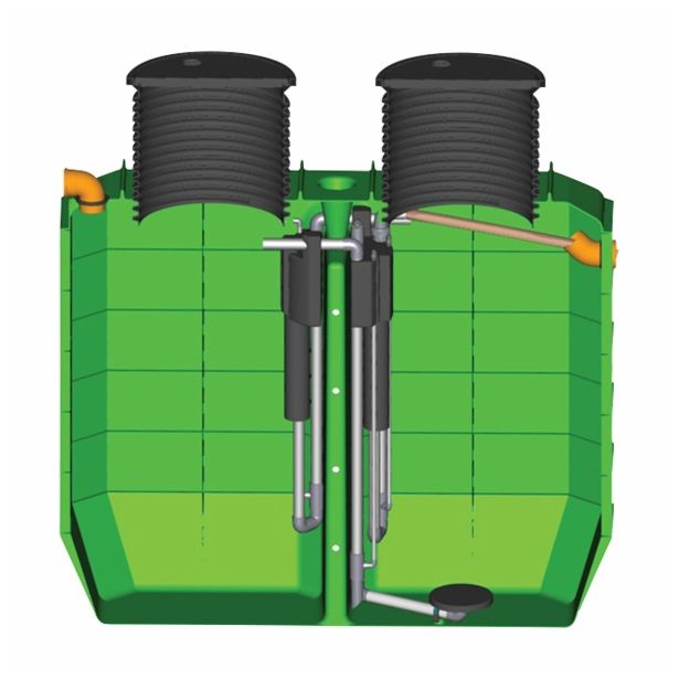 MALA ČISTILNA NAPRAVA ROTO ECOBOX - 4000 L 2-5 PE