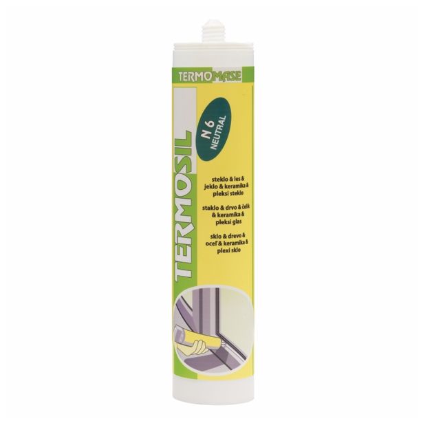 NEVTRALNI SILIKON TERMOMASE TERMOSIL N-6 TEMNO RJAVI 280 ML