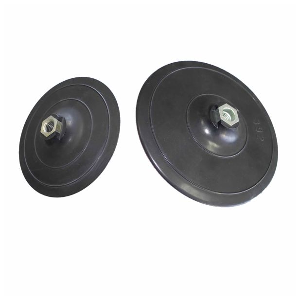 NOSILNA PVC PODLOGA Z NAVOJEM M14 ZA SAMOPRITRDILNE DISKE 125MM