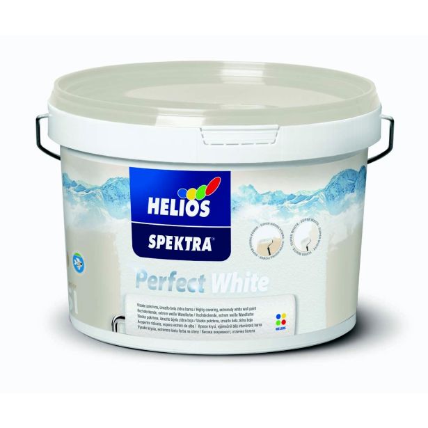 NOTRANJA ZIDNA BARVA HELIOS SPEKTRA PERFECT WHITE 5 L