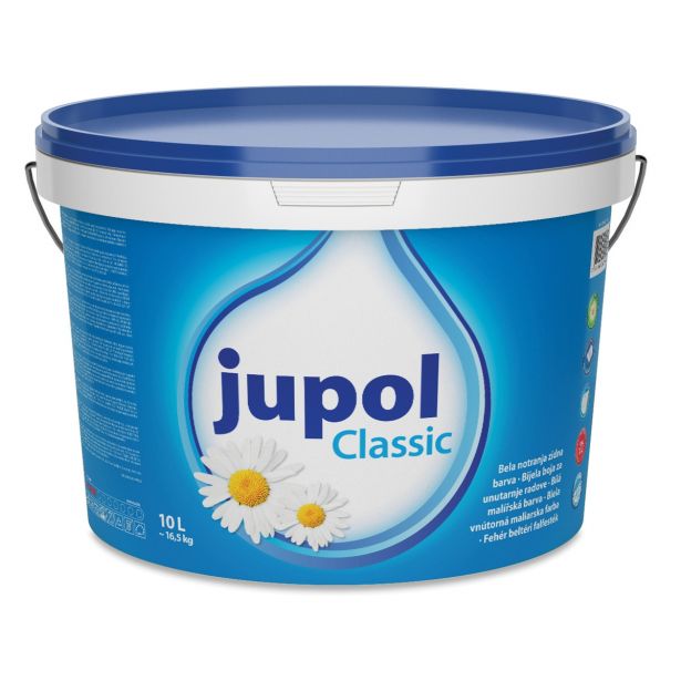 NOTRANJA ZIDNA BARVA JUB JUPOL CLASSIC BELI 10 L BCTEST01 TEST