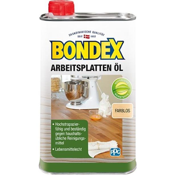 OLJE ZA LES BONDEX ZA DELOVNE POVRŠINE 0.25 L