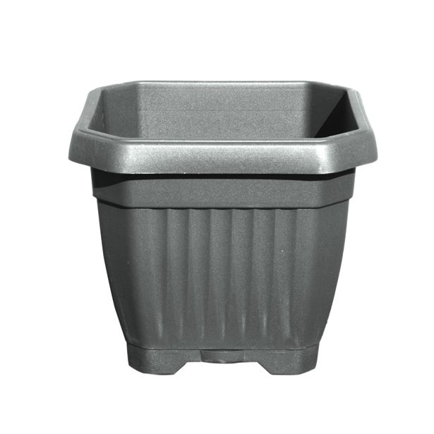 PE SADILNI LONEC BLUMAX OCTAGON 17X17CM ANTRACIT PODSTAVEK IN VOD.REZERVA