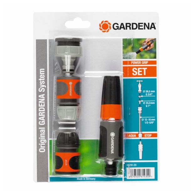PIŠTOLA ZA VODO GARDENA OSNOVNI KPL Z BRIZGALKO