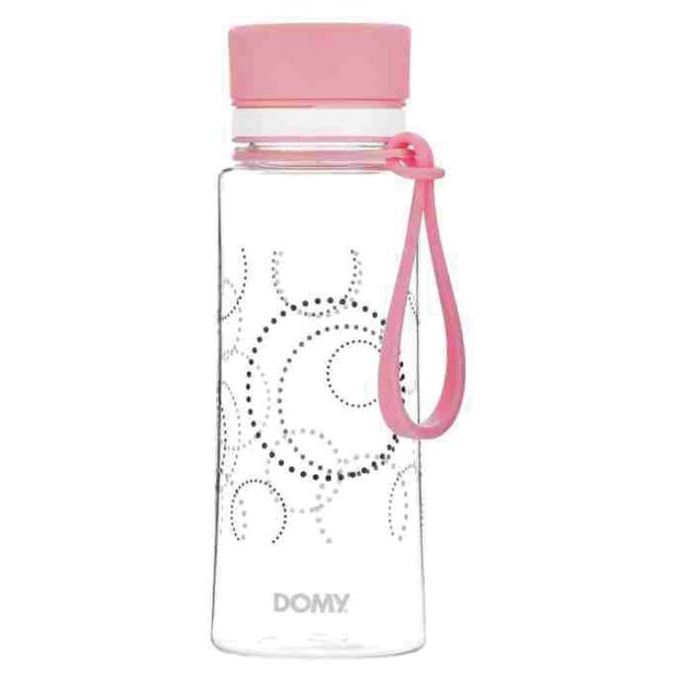 PLASTENKA ZA VODO DOMY DOMY 0.6 L IZ TRITANA BPA FREE SORTIRANE BARVE