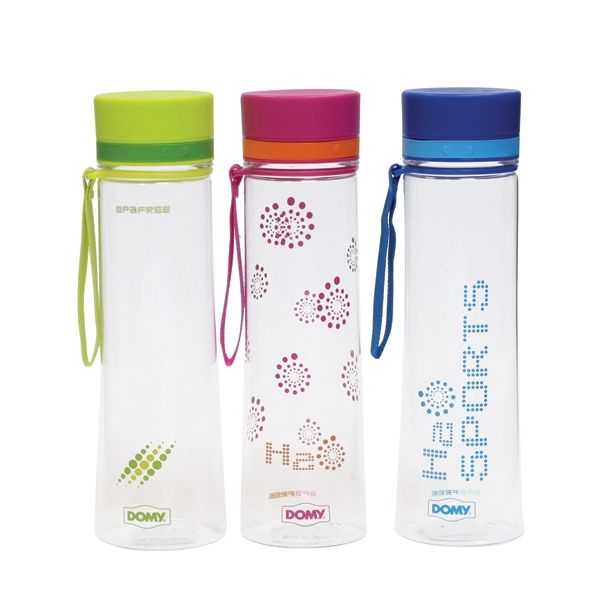 PLASTENKA ZA VODO DOMY DOMY 1 L IZ TRITANA BPA FREE SORTIRANE BARVE
