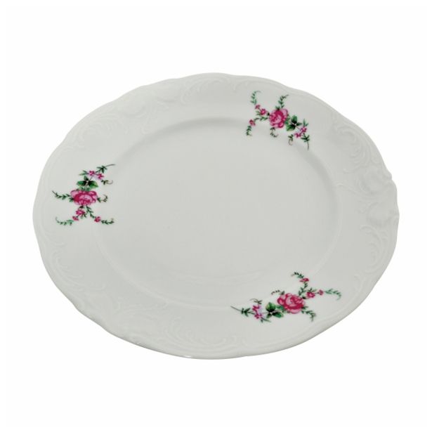 PLITVI KROŽNIK KRZYSZTOF 25 CM FRYDERIKA S3607/M ROŽICE