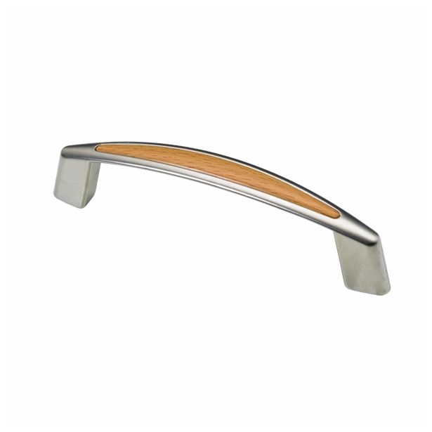 POHIŠTVENI ROČAJ HETTICH DIY 96 MM, NIKLJAN/BUKEV