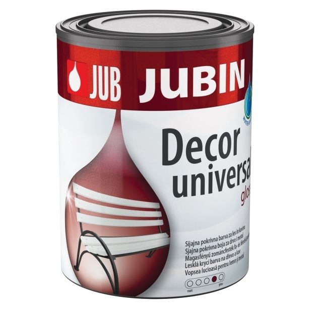 POKRIV.PREM.ZA KOV.,LES JUB JUBIN DECOR UNIVERSAL ČRNI 9 0.65 L