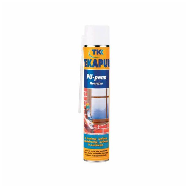 POLIURETANSKA PENA TEKAPUR MONTAŽNA 750 ML - STANDARD - HAND HELD