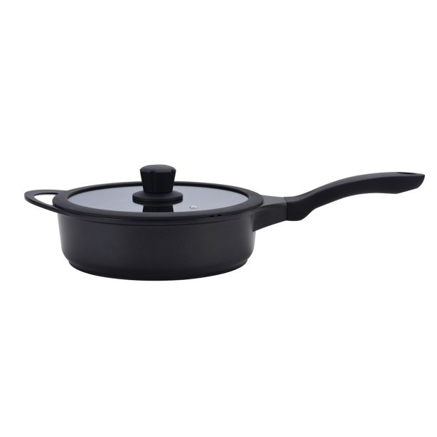 PONEV ENAMELIE 24 CM 2.7 L METISS VISOKA S STEKLENIM POKROVOM