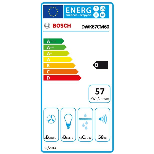 POŠEVNA STENSKA NAPA BOSCH DWK67CM60