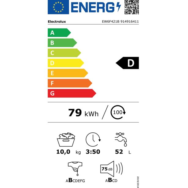 PRALNI STROJI ELECTROLUX EW6F421B